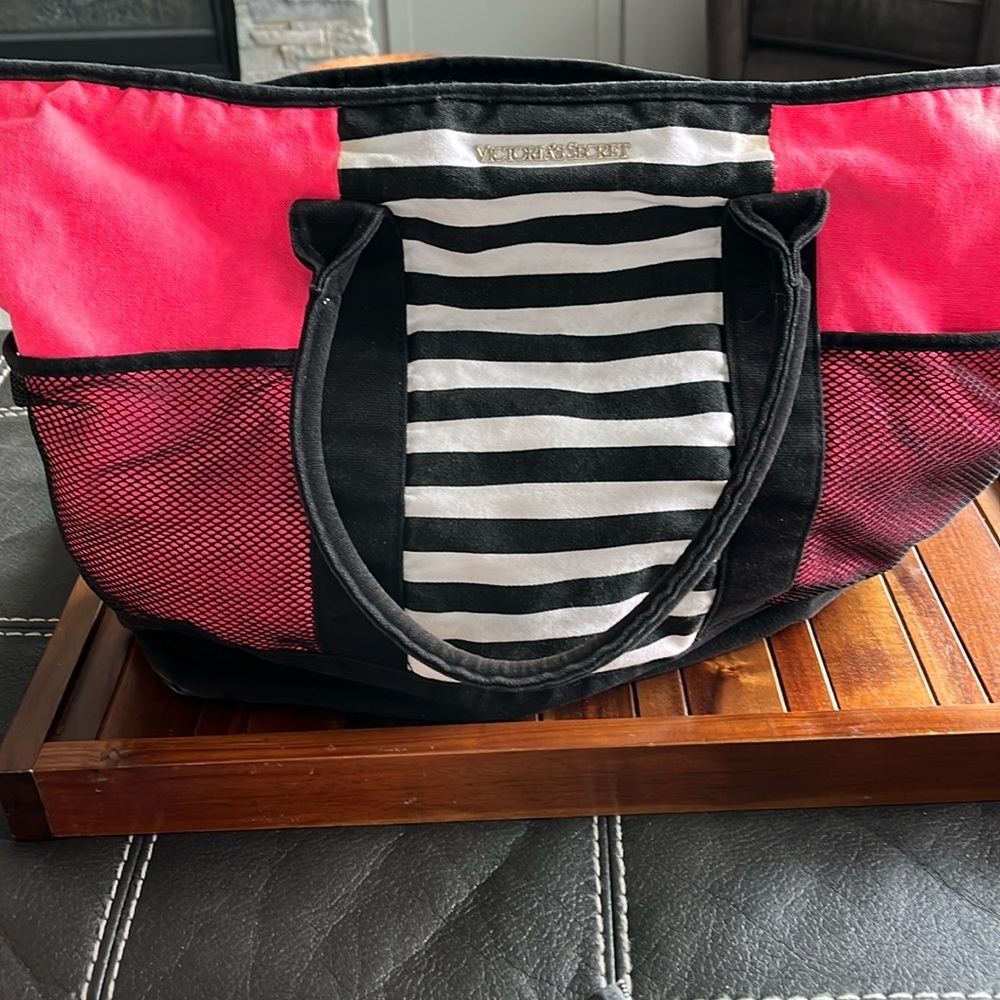 Victoria’s Secret canvas Island Getaway-beach tote, travel bag​